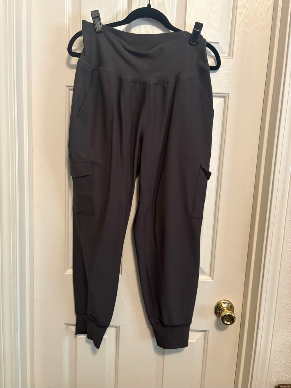Active USA Charcoal Cargo Jogger Pants
